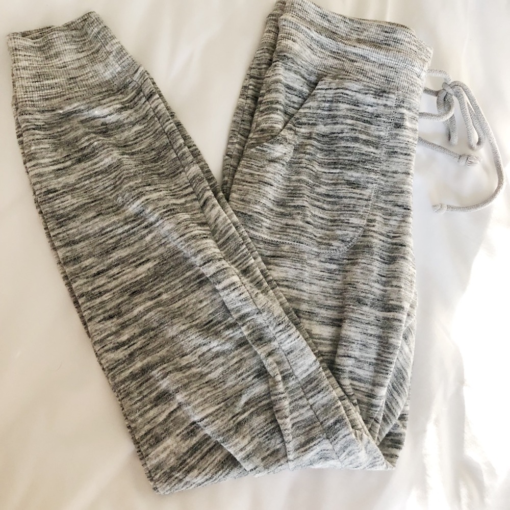 Grey jogger sweatpants